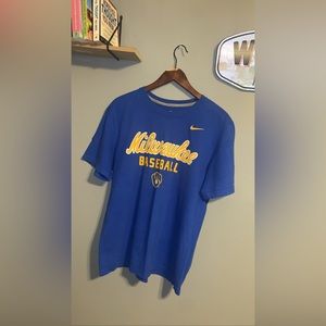 Milwaukee Brewers Nike Baseball T-Shirt (Size Large)